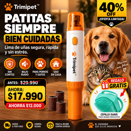 Trimipet™ | Limador de Uñas para Mascotas Antiestrés