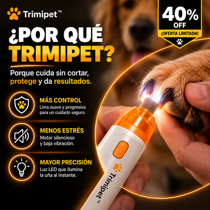 Trimipet™ | Limador de Uñas para Mascotas Antiestrés