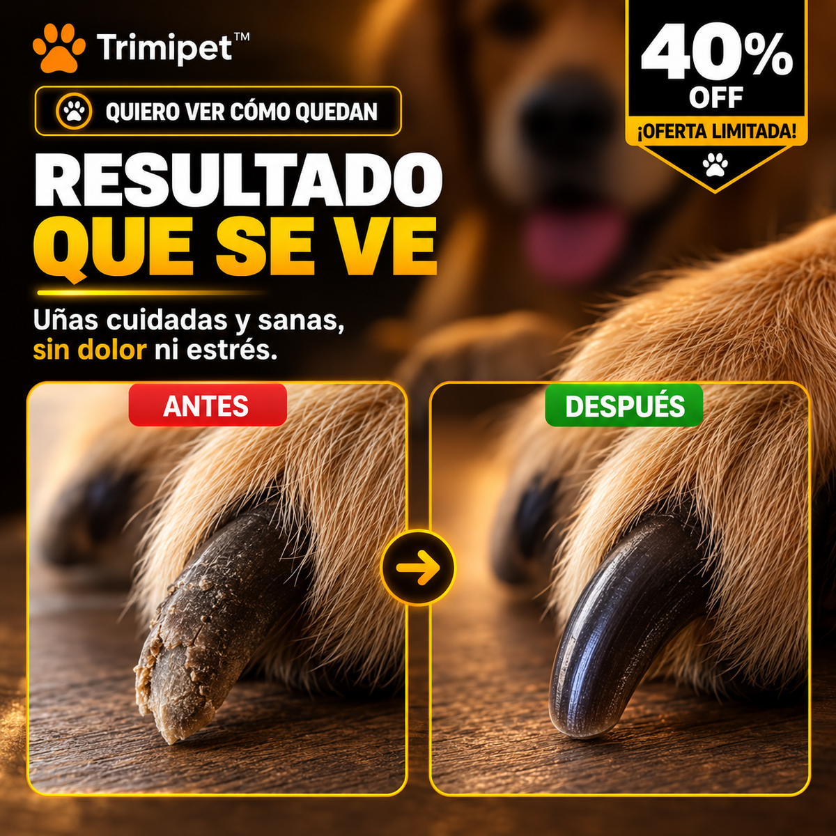 Trimipet™ | Limador de Uñas para Mascotas Antiestrés